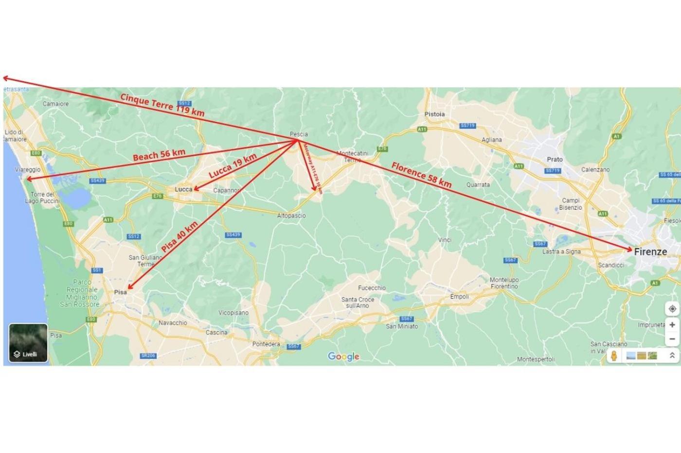 Villa Camelia Tuscany Pescia Kültér fotó